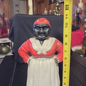 Vintage Red and White Figurine